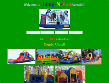 Tablet Screenshot of jumpnfunrentals.com